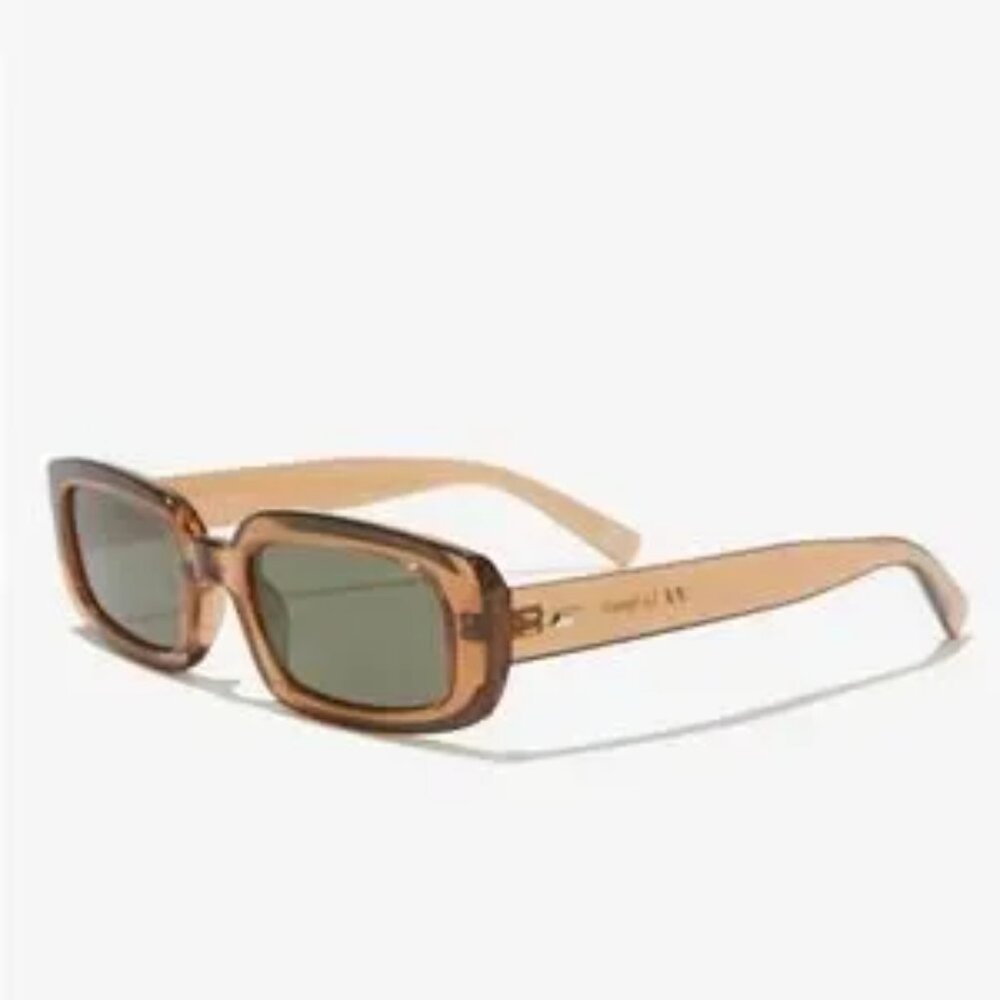NWT Le Specs Dynamite Sunglasses In Tobacco MSRP $55 Retro Classic Preppy
